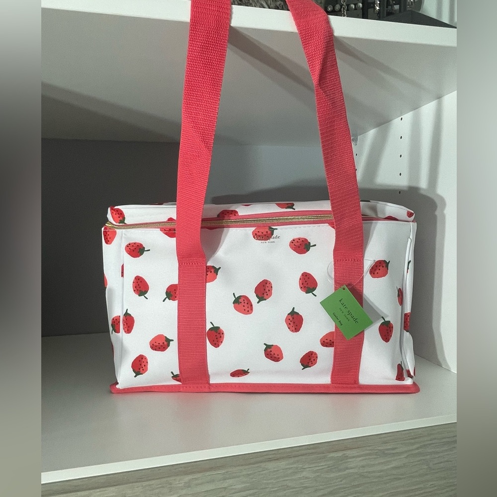 NWT ♠️ 🍓 Kate Spade Strawberry cooler bundle